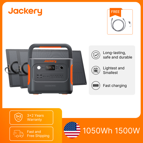 Outdoor Power Wire - Jackery E1000AC 1050Wh Portable Power Station