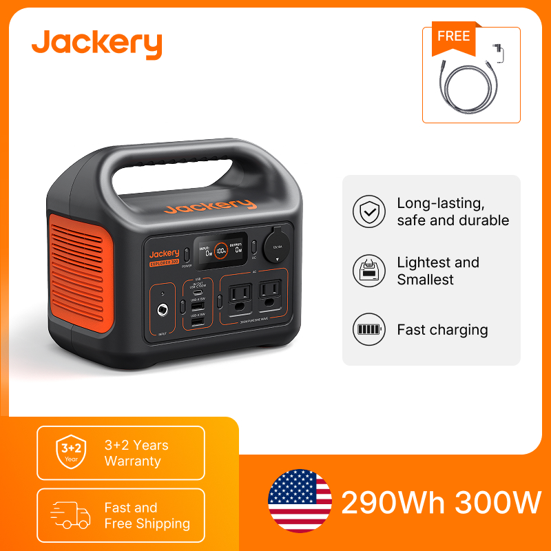 Outdoor Power Extension - Jackery Portable Power Station Explorer 300New
