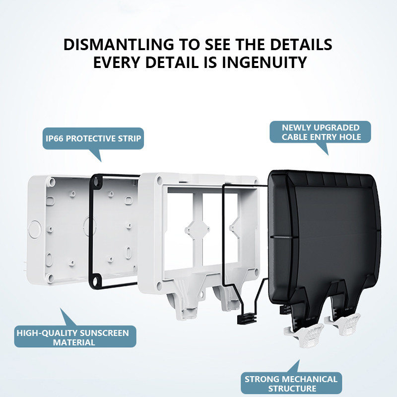 Avoir Tuya Tường Điện Ổ Cắm Ip - đánh giá và giá Outdoor Power Outlet Weatherproof