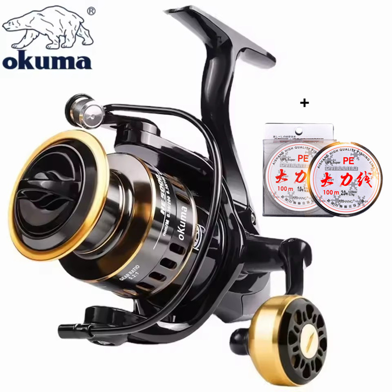 OKUMA NEW Fishing Reel Spinnin - đánh giá và giá Outdoor Power Reel