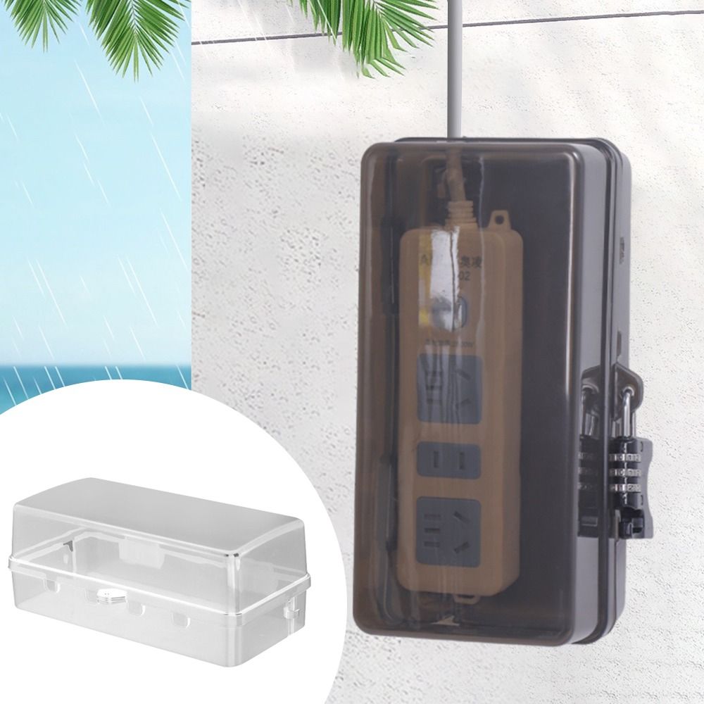 Durable Plastic Plug Box Anti- - đánh giá và giá Outdoor Power Strip With Cover