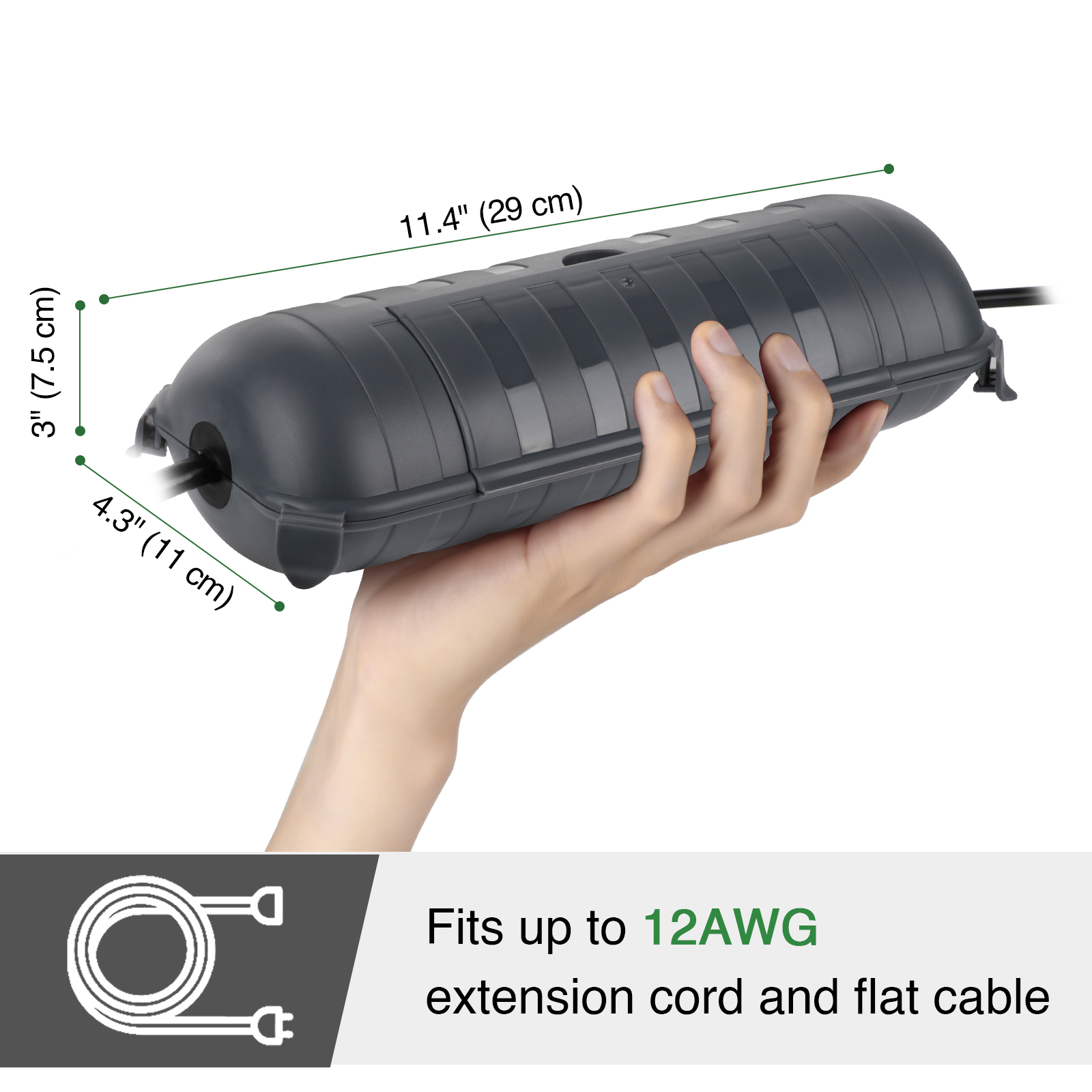 Large Weatherproof Outdoor Ele - đánh giá và giá Outdoor Power Plug