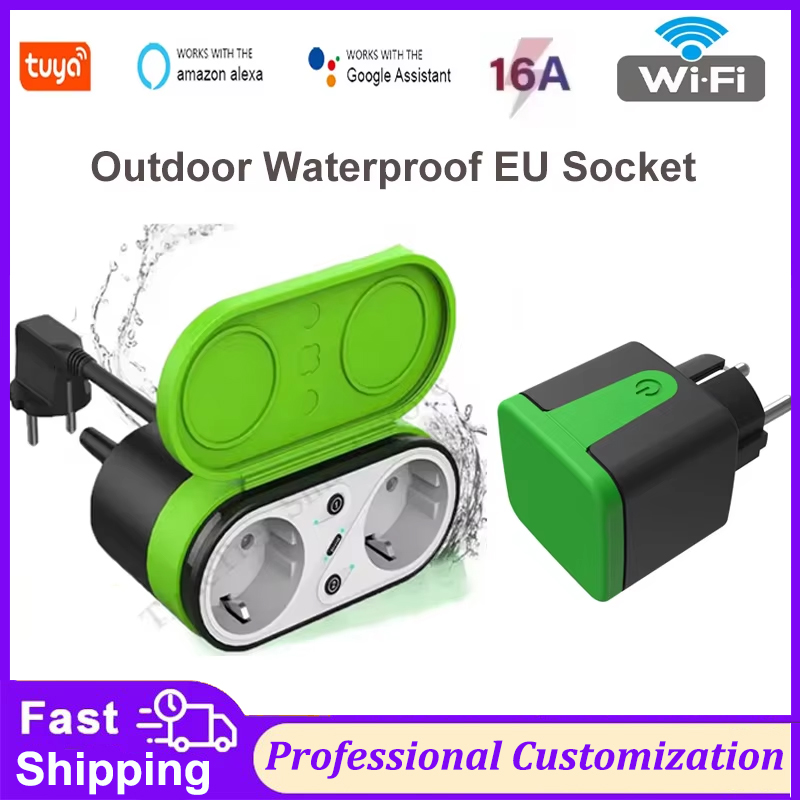 Tuya EU 16A Wifi Smart Outdoor - đánh giá và giá Outdoor Power Plug