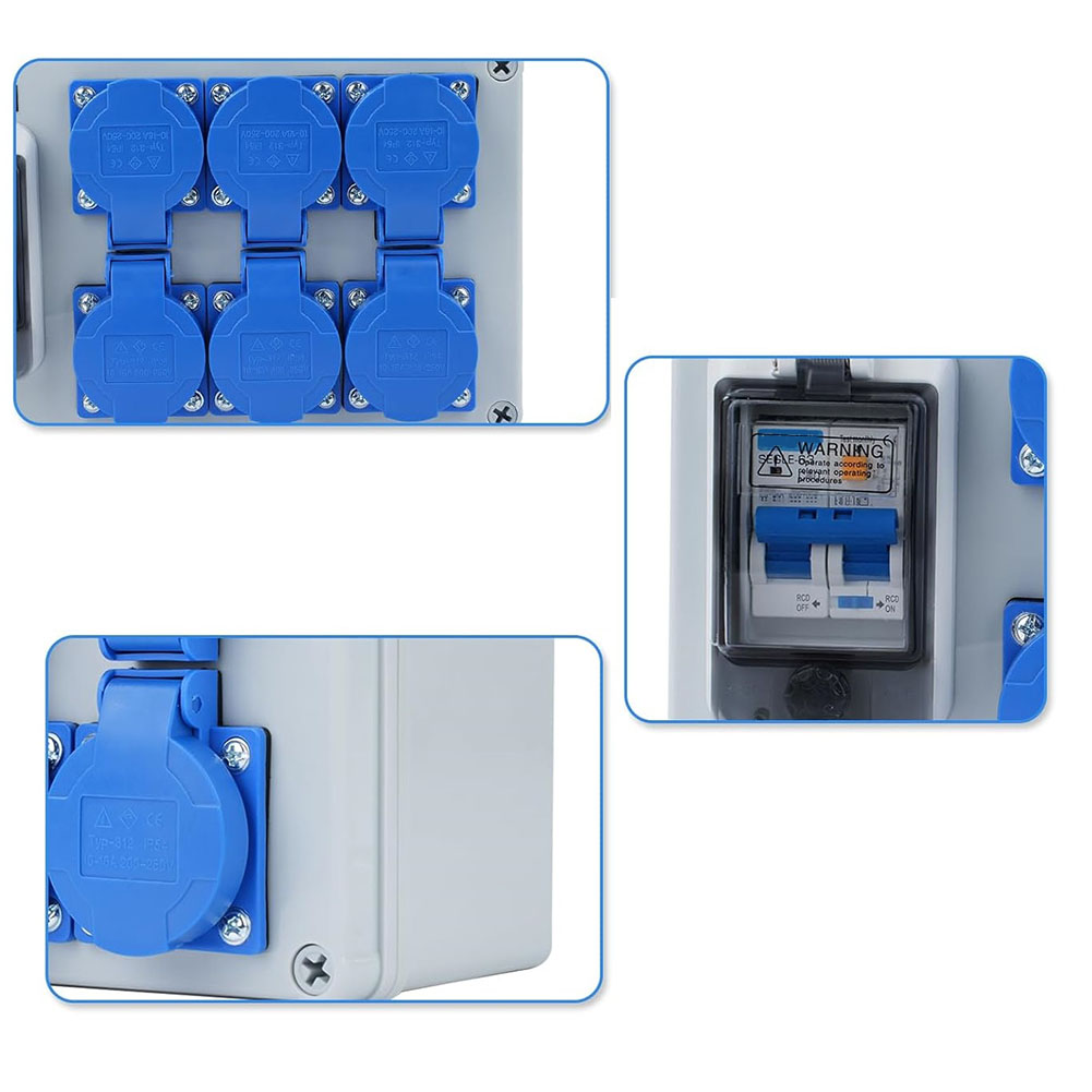 6 Pin Wall Distributor IP54 Co - đánh giá và giá Outdoor Power Distributors