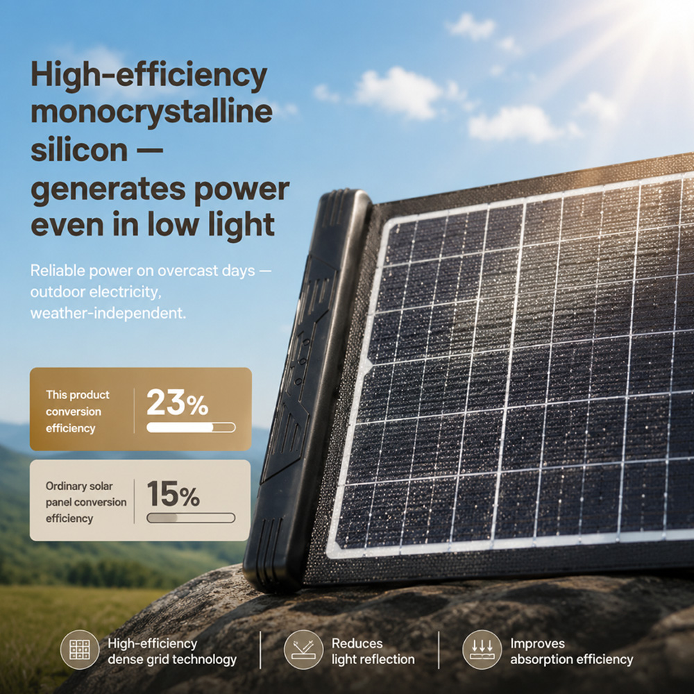 40W 18V Foldable Solar Panel w - đánh giá và giá Outdoor Power Lead