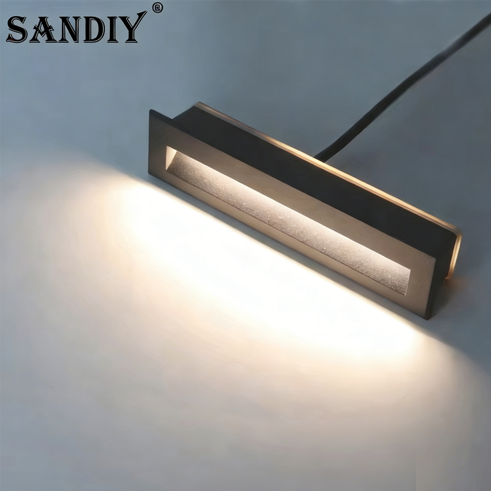 SANDIY Recessed Stair Lights M - đánh giá và giá Outdoor Power Outlet Weatherproof