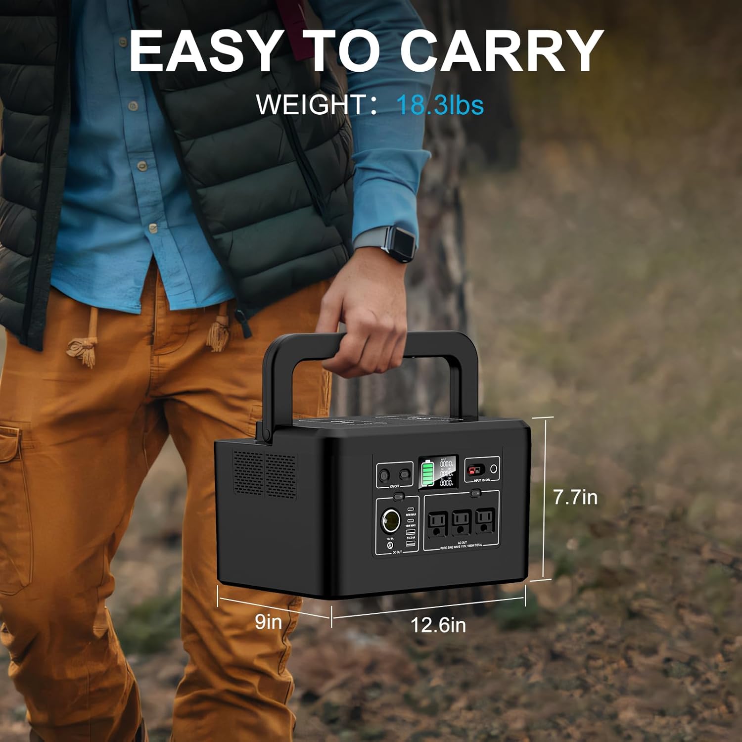 200000mAh 800W Portable Power  - đánh giá và giá Outdoor Power Bank With Ac Outlet