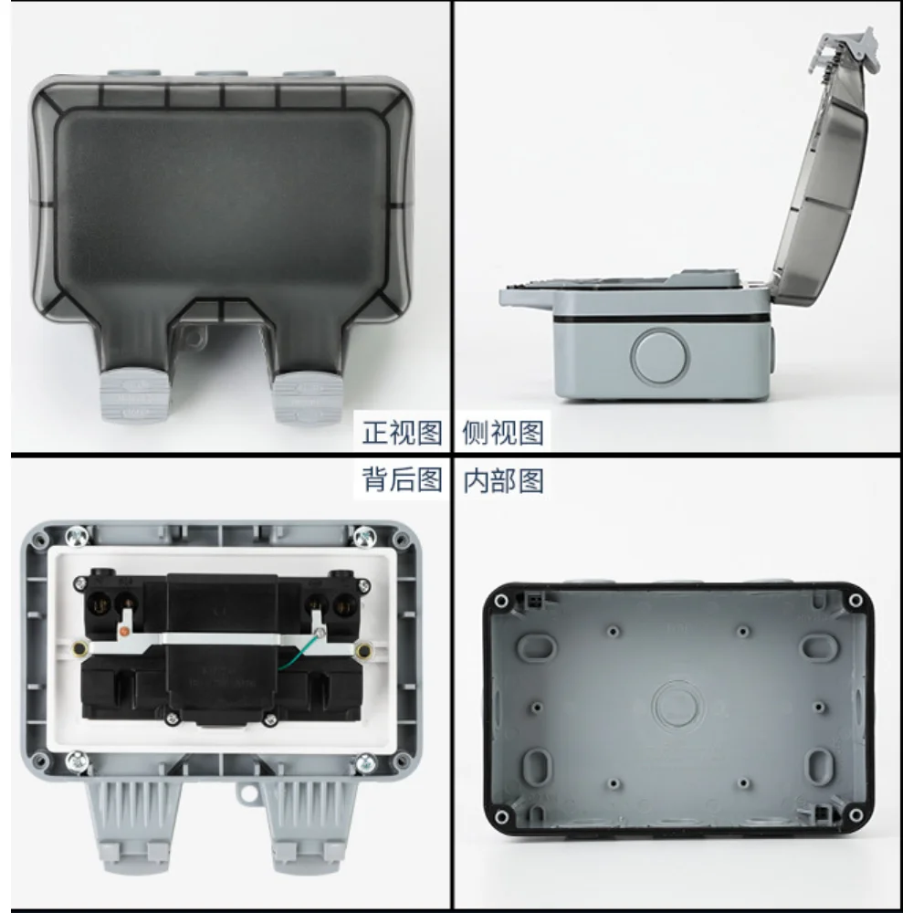 EU KR Outdoor Wall Waterproof  - đánh giá và giá Outdoor Power Outlet Weatherproof