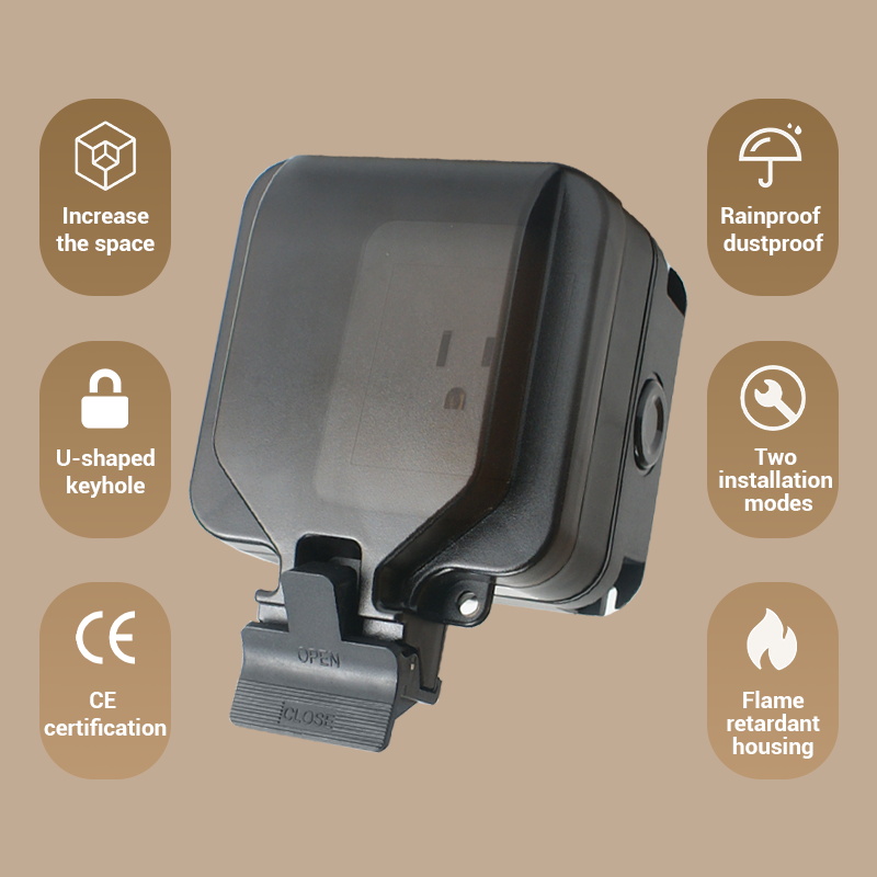 Avoir IP66 Wall Waterproof Soc - đánh giá và giá Outdoor Power Outlet Weatherproof