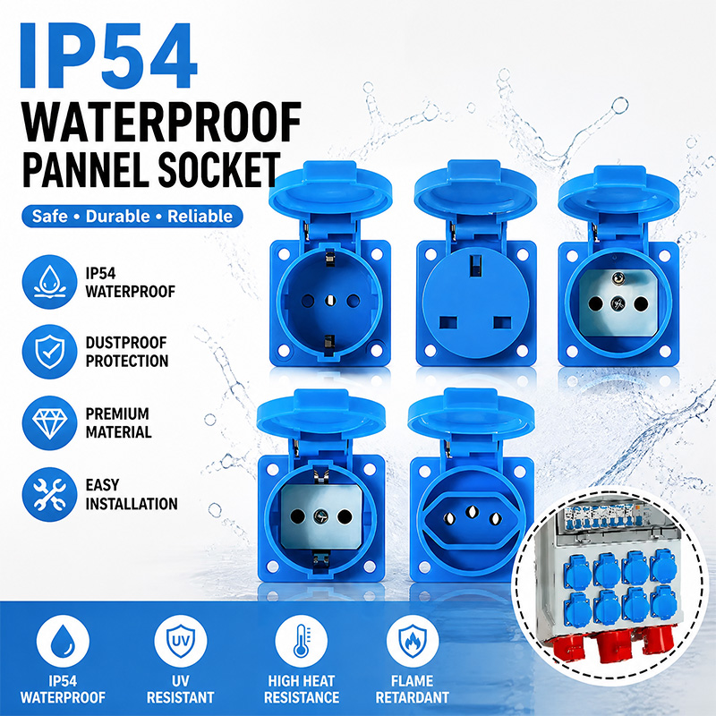 IP54 16A Waterproof Industrial - đánh giá và giá Outdoor Power Outlet Weatherproof