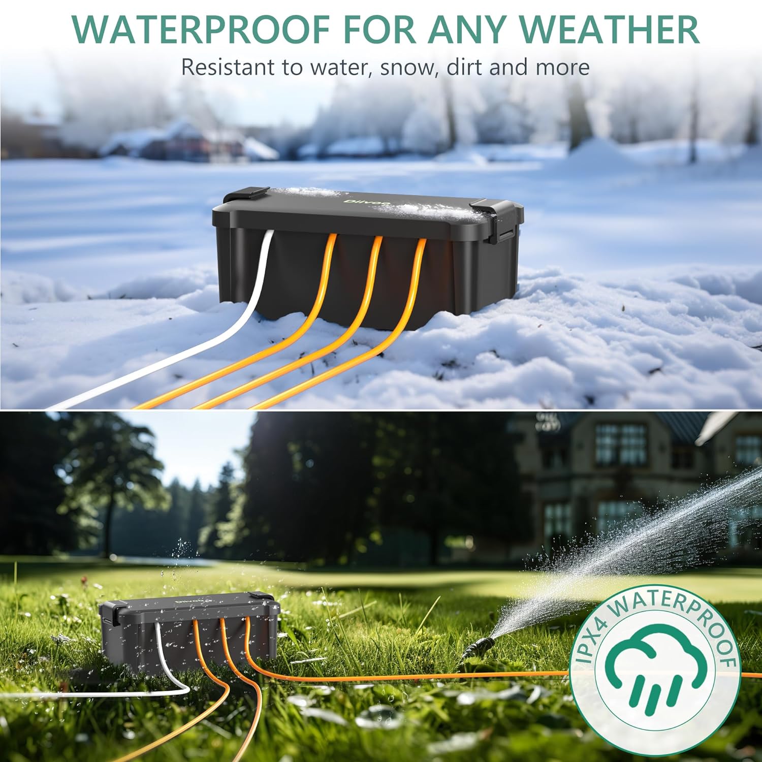 Diivoo Outdoor Waterproof Elec - đánh giá và giá Outdoor Power Extension