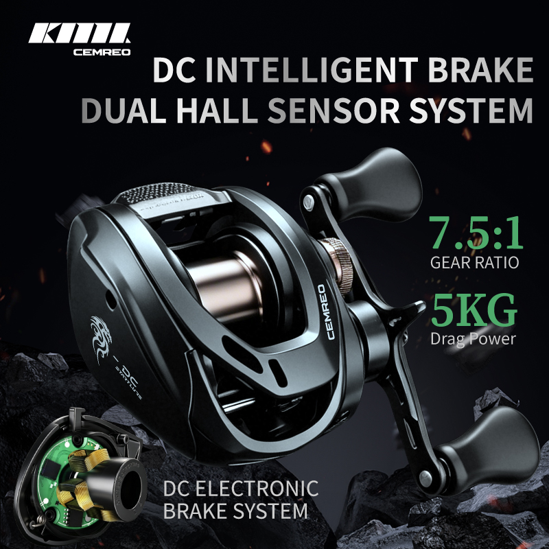CEMREO Baitcasting Fishing Ree - đánh giá và giá Outdoor Power Reel