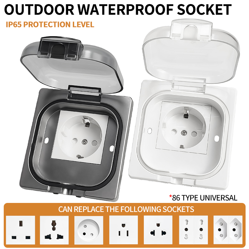 IP65 Waterproof Outdoor Socket - đánh giá và giá Outdoor Power Outlet Weatherproof